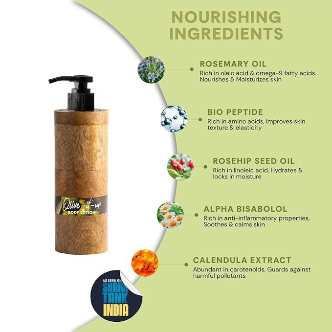 Mintree Organic Olive Moisturizing Body Lotion - 200 ml
