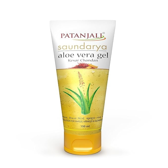 Patanjali Saundarya Aloevera Gel Kesar Chandan - 150 ml