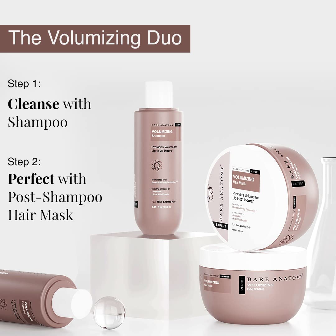 Bare Anatomy Volumizing Shampoo & Hair Mask Combo