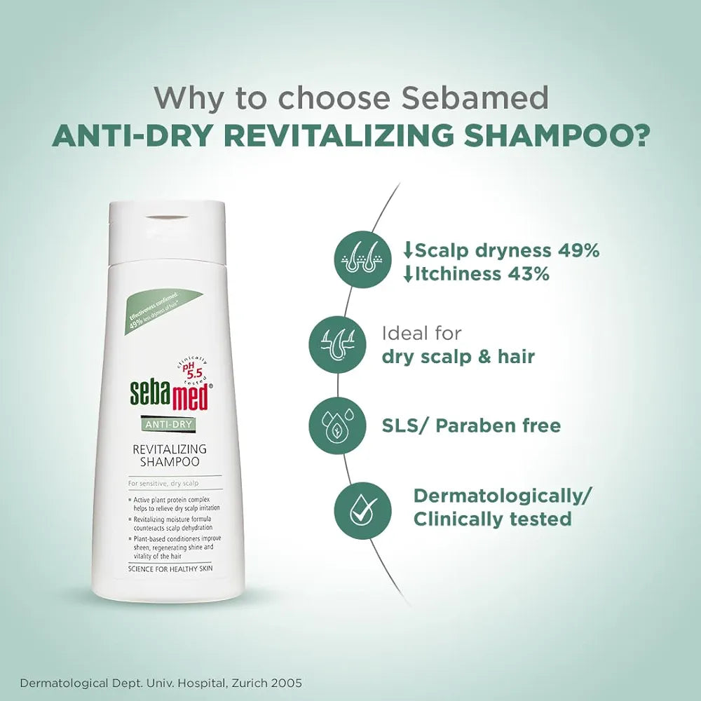 Sebamed Anti Dry Revitalizing Shampoo - 200 ml