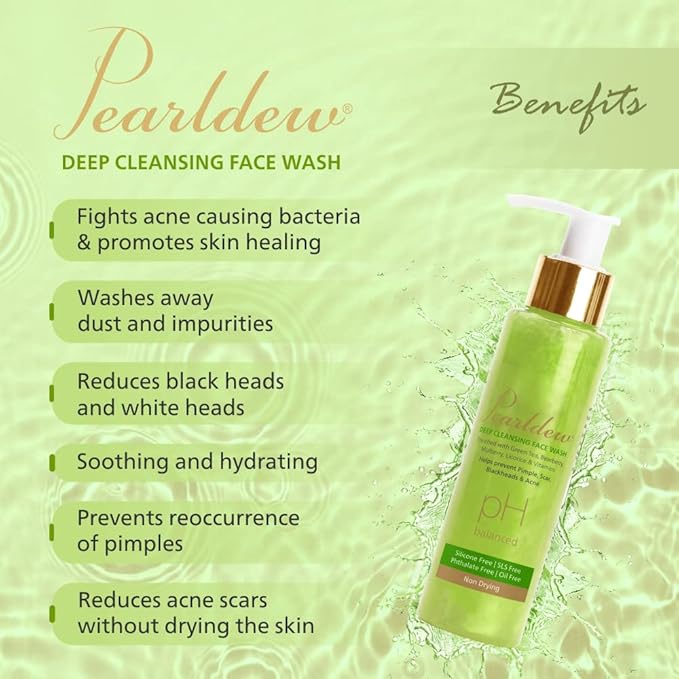 Pearldew Deep Cleansing Face Wash - 100 Ml | Pack of 2