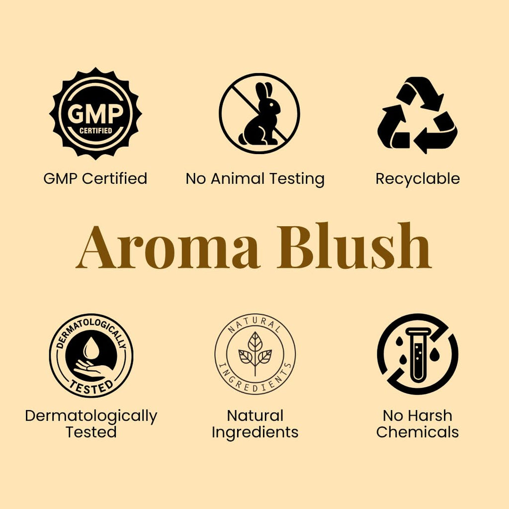 Aromablush - Glowing Argan Bliss Shower Gel | Shea Butter, Argan Oil, Patchouli, Vitamin E | Deep Moisturizing, Anti-Aging | Sulfate-Free, Paraben-Free | Rich Lather, Earthy Fragrance | 300ml