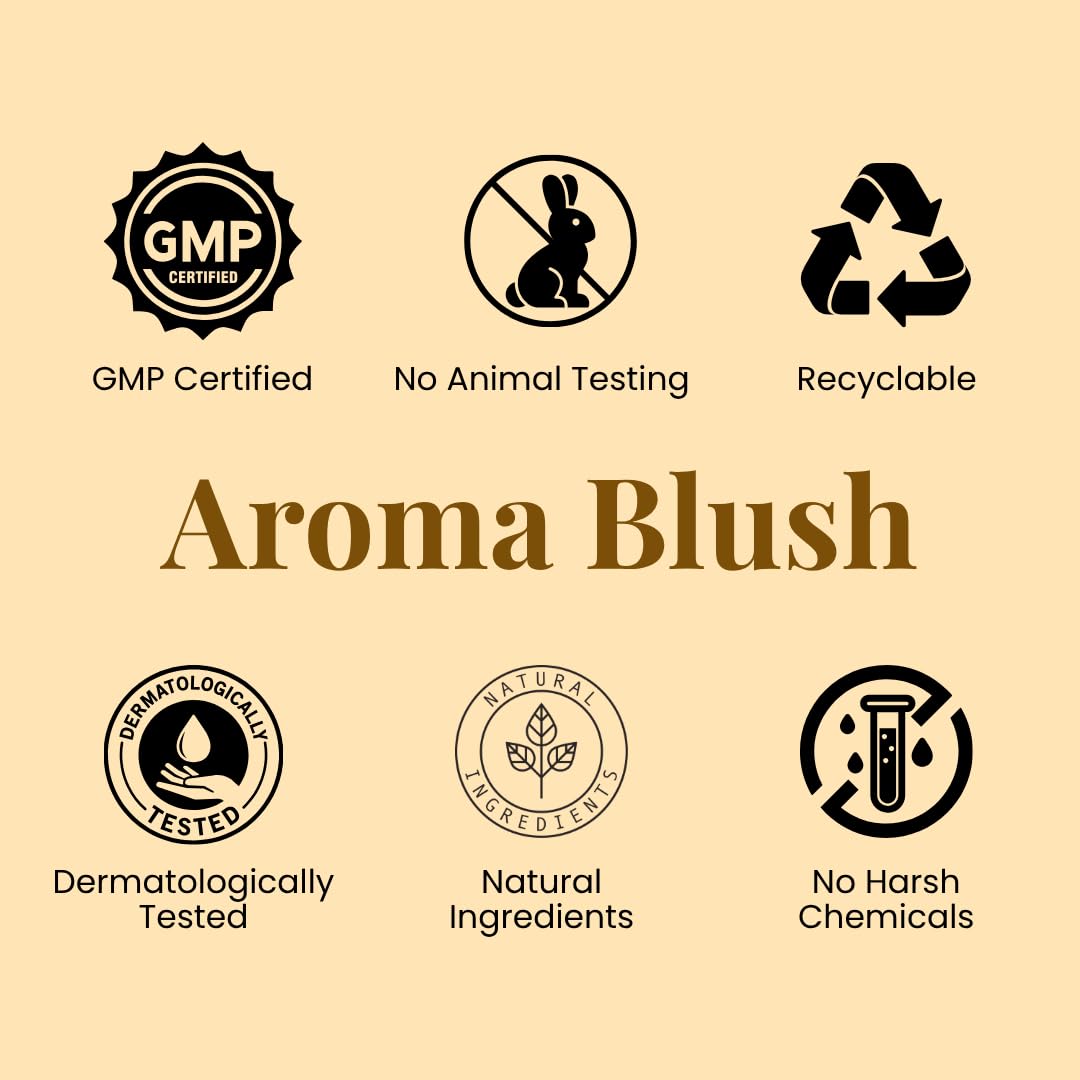 Aromablush - Glowing Argan Bliss Shower Gel | Shea Butter, Argan Oil, Patchouli, Vitamin E | Deep Moisturizing, Anti-Aging | Sulfate-Free, Paraben-Free | Rich Lather, Earthy Fragrance | 300ml