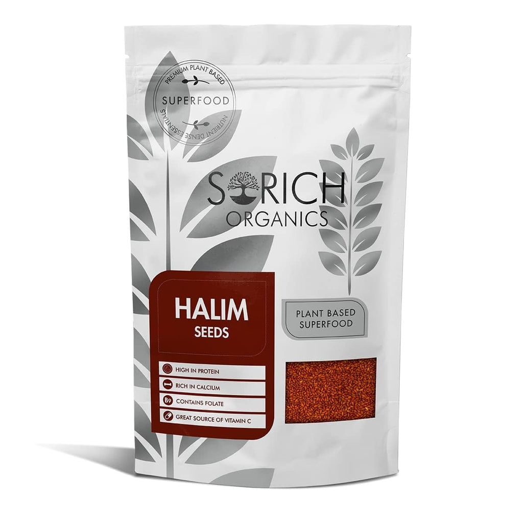 Sorich Halim Seeds 900g - Non GMO Aliv Seeds, High in Fibre and Omega -3, Garden Cress, Immunity Booster Superfood