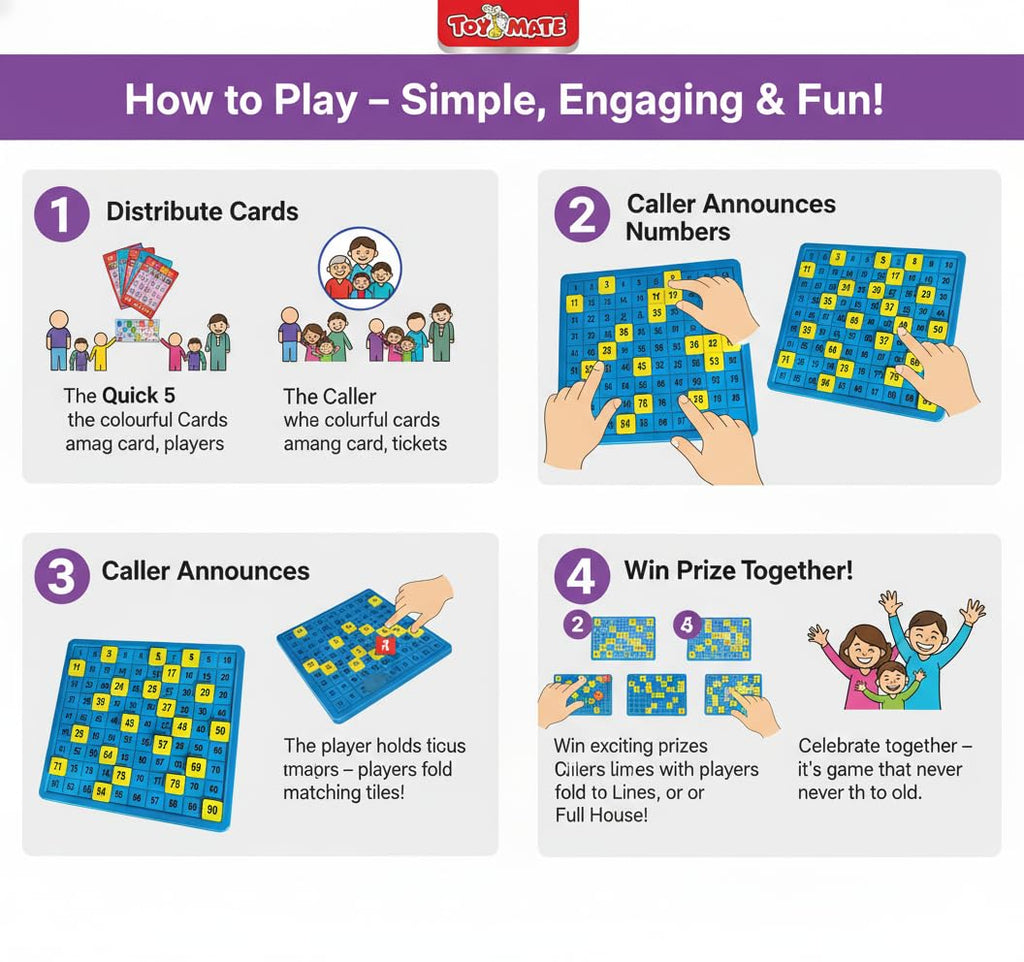 Toymate Premium Housie Game The Big Party Entertainment