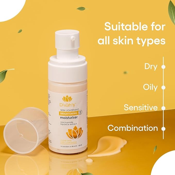 Divah's Skin Lightening & Brightening Moisturizer - 65 ml
