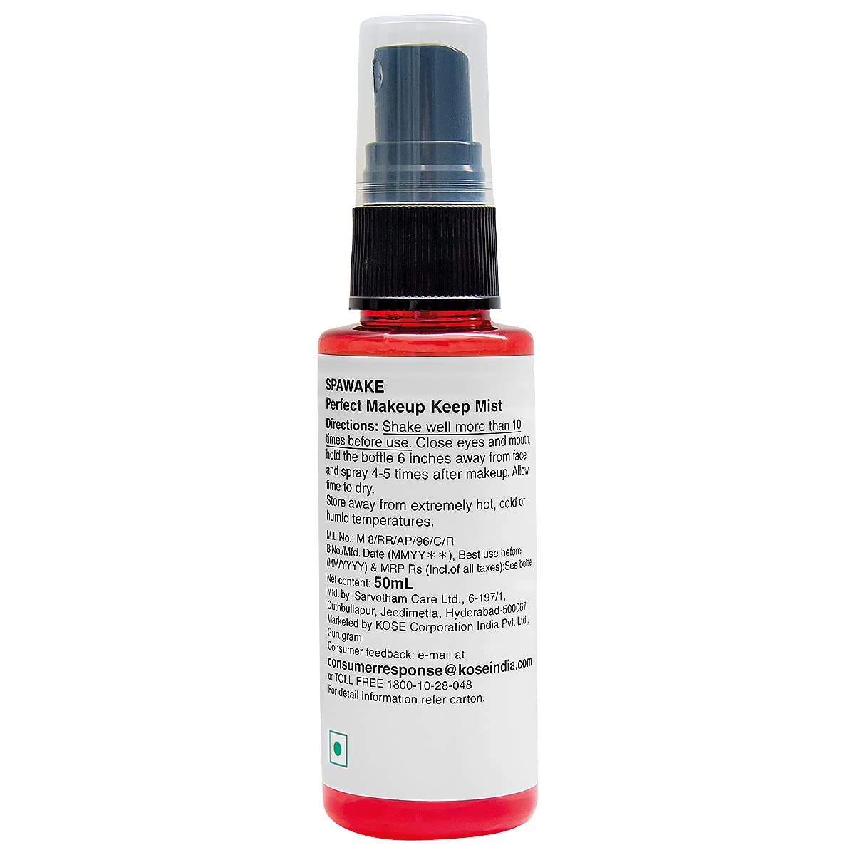 Spawake Perfect Makeup Keep Mist - 50 ml