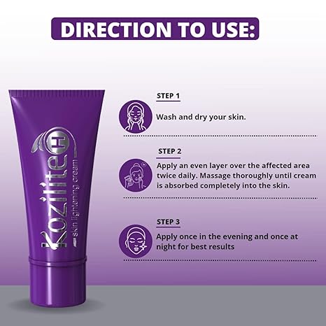 Ethiglo Kozilite-H_Skin Lightening Cream - 20 gms (Pack of 2)