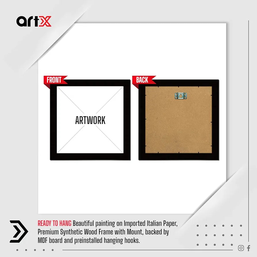 ArtX Paper Girl Wall Art Painting Abstract