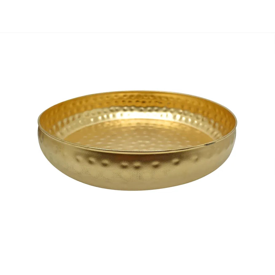 CraftVatika Urli Bowl Set Handcrafted Bowl for Floating Flowers and Tealight Candles Type 6