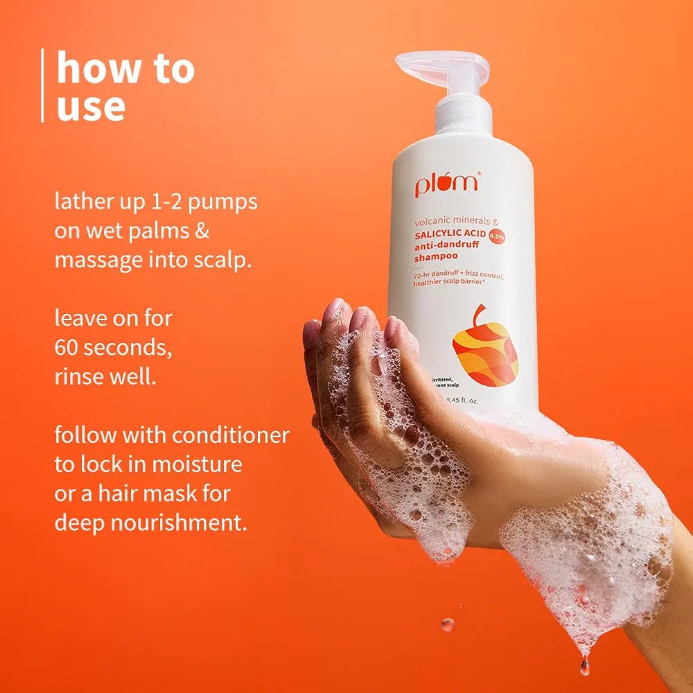 Plum Anti Dandruff Shampoo With Volcanic Minerals - 250 ml