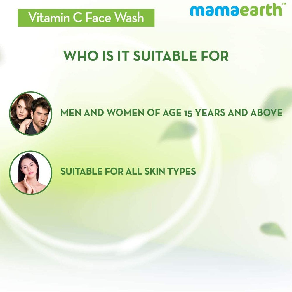 Mamaearth Vitamin C Face Wash For Skin Illumination -100 ml - Pack of 1