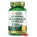 Vlado's Himalayan Organics 5X Strength Liposomal Magnesium Supplement - 2100mg+ with Chelated Magnesium Glycinate, Citrate, Oxide, Threonate, Aspartate & Triple magnesium Complex | For Sleep, Cramps, Recovery 120 Tablets
