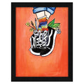 ArtX Paper Artist's Happy Shoes Frame Wall Art Painting