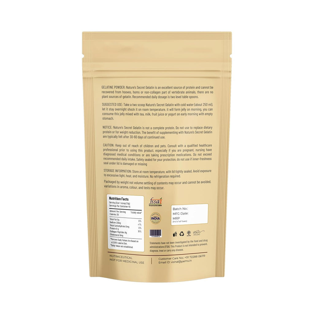 3 GUYS Edible Gelatin Powder 200g for Food & Cosmetic Use | Natural Joint Pain Reliever & Digestion Support | Unflavoured Base for DIY Peel-Off Face Masks & Hair Removal | Gluten-Free, Halal & Non-GMO
