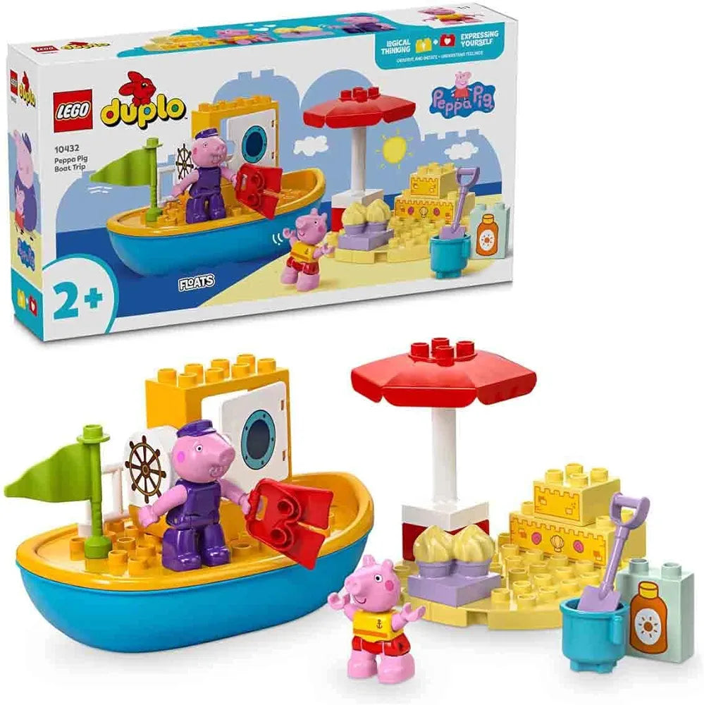 Lego Duplo Peppa Pig Boat Trip Playset 10432 Building Blocks Toys for 2+ Gift for Boys and Girls