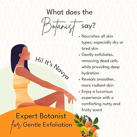 Boho Botanist Mandarin & Kakadu Plum Exfoliating Body Scrub - 200 gms
