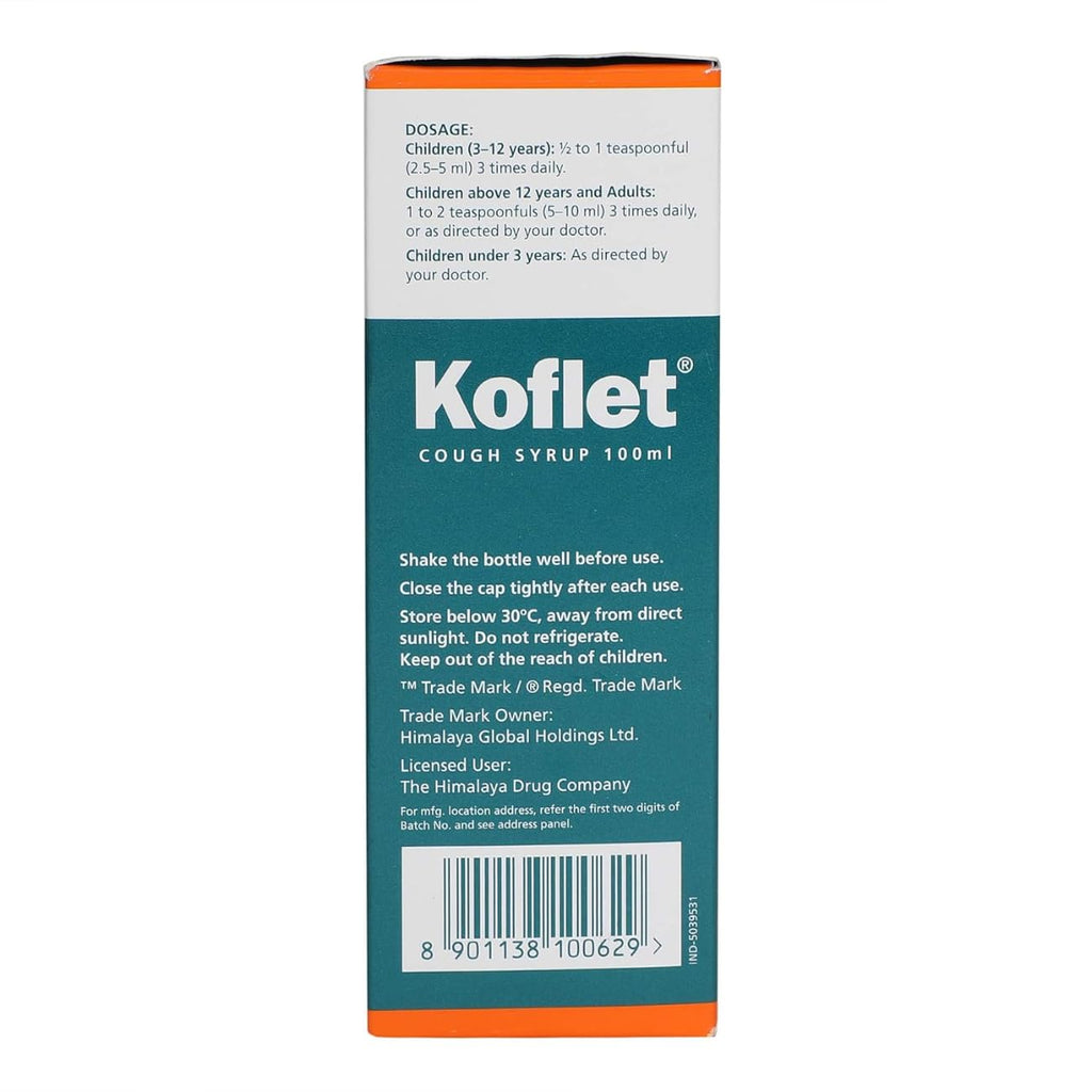 Himalaya Koflet Cough Syrup 100ml