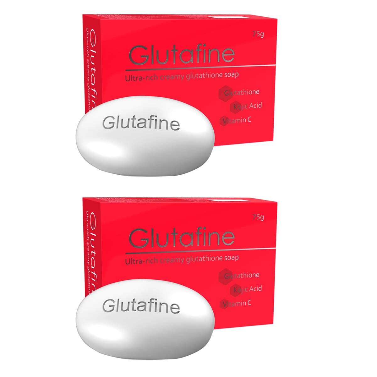 Ethiglo Glutafine Ultra-Rich Creamy Soap - 75 gms (Pack of 2)