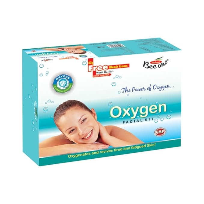 Bee One Complete 5 step Oxygen Facial Kit for Radiance & Youthful Glow - 312 gms