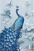 Rangoli Peacock Wall Sticker 12x18 Sheet – Elegant Self Adhesive Design-4