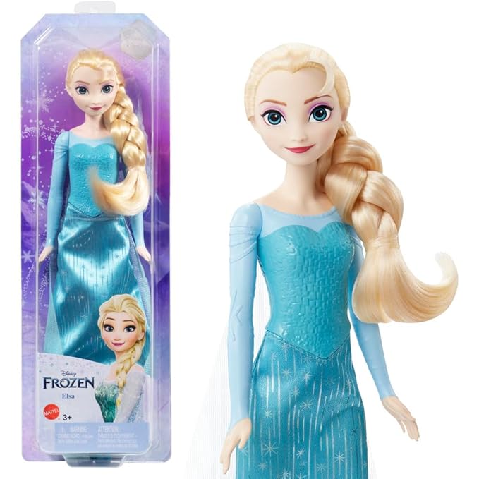 Mattel Princess Dolls New for 2023 Frozen Elsa Posable Fashion