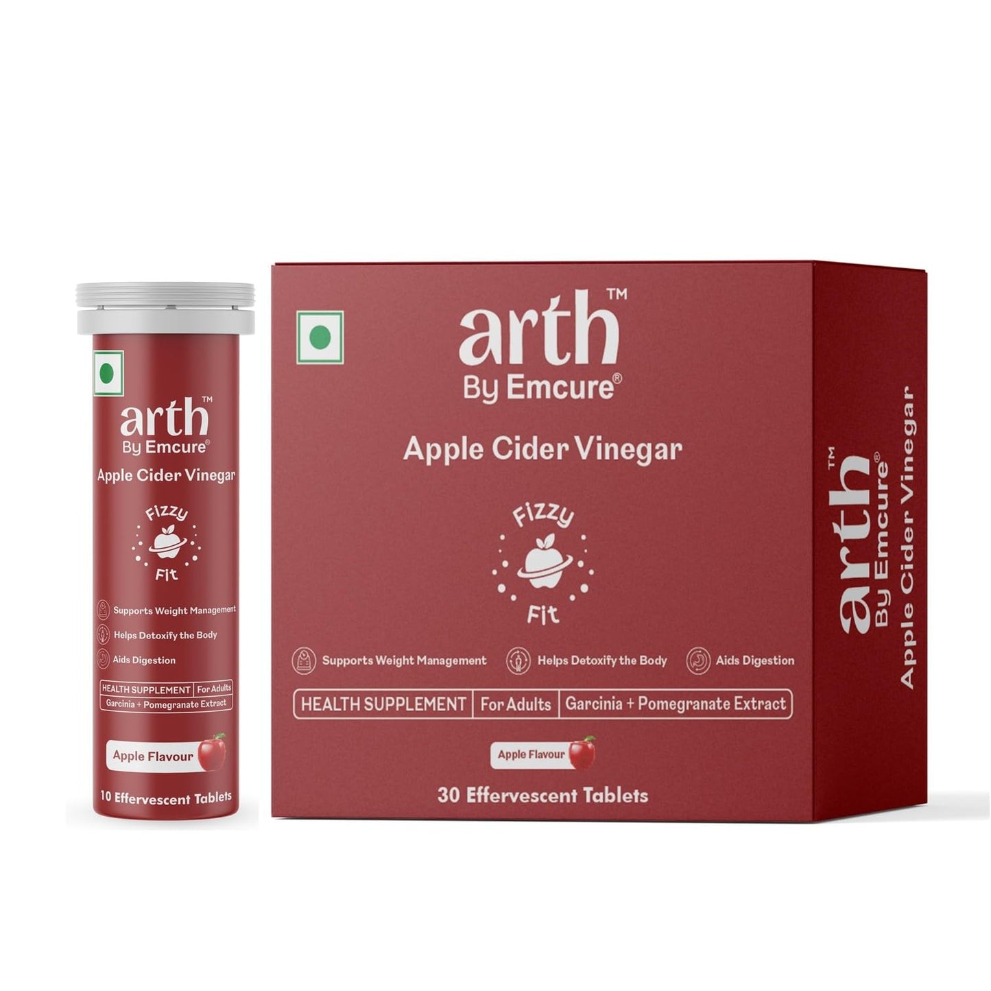 Arth Apple Cider Vinegar Effervescent Tablets