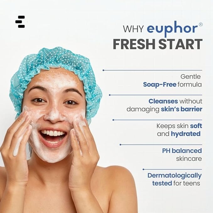 Euphor Teens Gentle Foaming Face wash - 120 ml (Pack of 2)