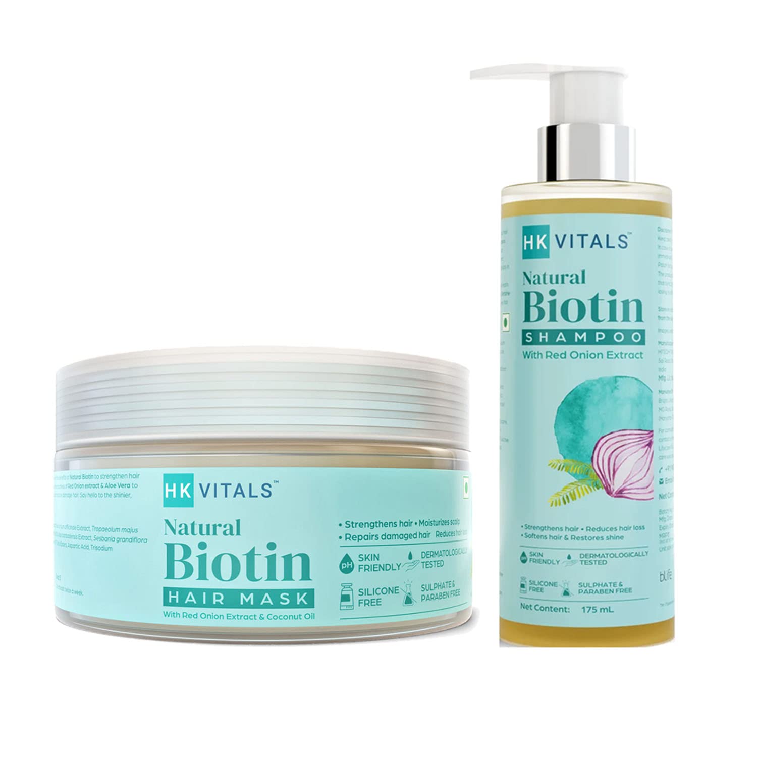 Healthkart HK Vitals Biotin Shampoo And Biotin Hair Mask Combo