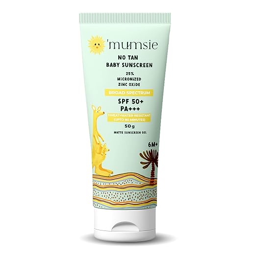 O'Mumsie No Tan Baby Sunscreen SPF 50+ Protection - 50 gms