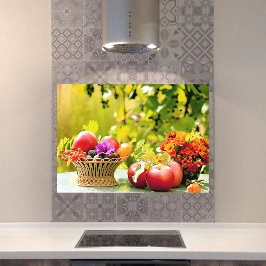 Rangoli Vinyl Wall Sticker Multicolour Kitchen Wall Sticker 09