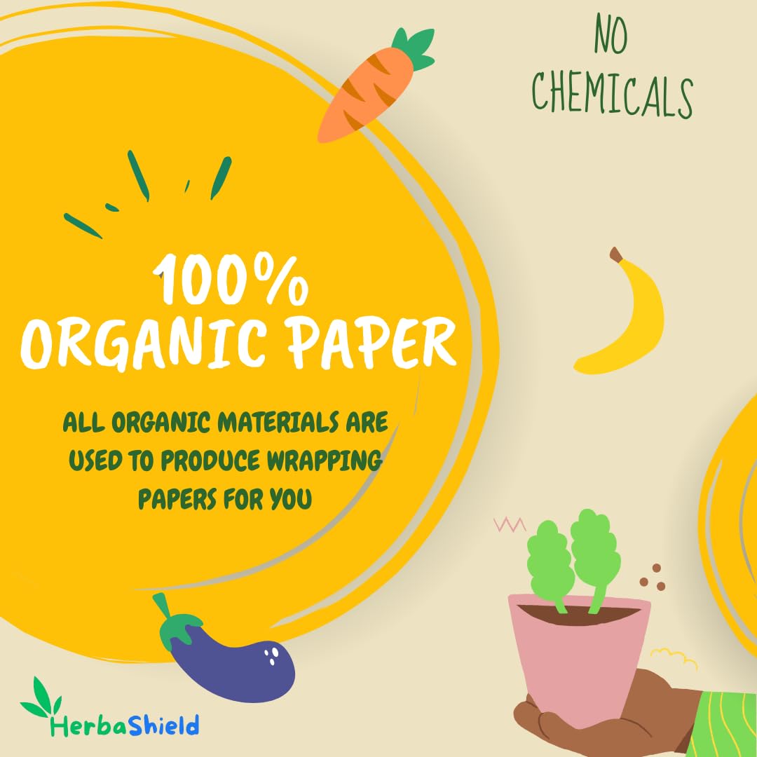 Upyog Herbal 100 Meter Food Wrapping Paper Roll - Premium Non-Stick Butter Wrapping, Re-Heatable Non Stick Paper, Parchment Paper
