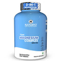NATURYZ Triple 3-in-1 Magnesium Complex 1736mg (Glycinate, Aspartate & Oxide) with Zinc for Maximum Absorption | Supports Stress Relief, Sleep, Muscle Recovery, Nerves, Joints & Cognition - 60 Tablets