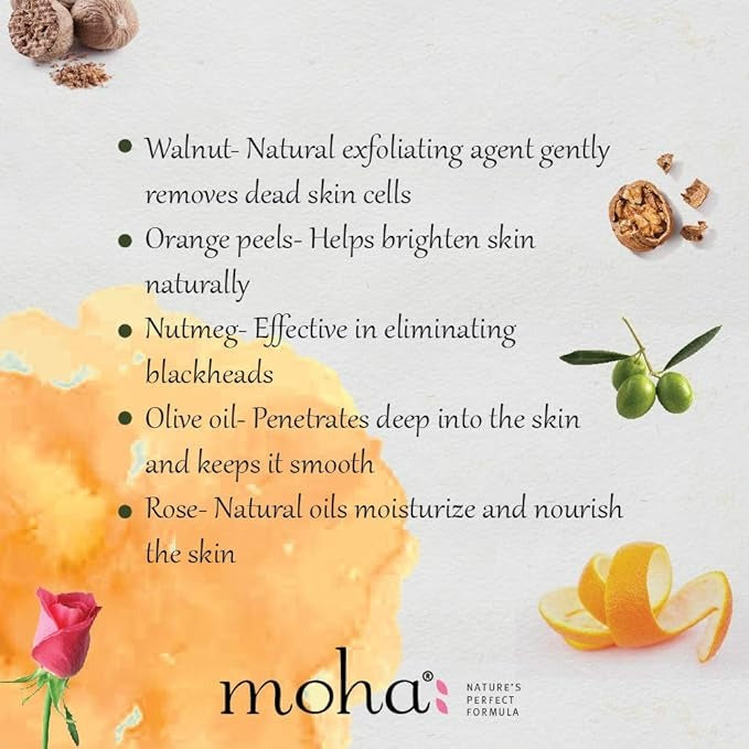 moha: Herbal Face Scrub - 100 gms