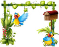 Rangoli Vinyl Modern Wall Sticker 1.96 X 20.86 X 1.96 in Multicolour Self-Adhesive