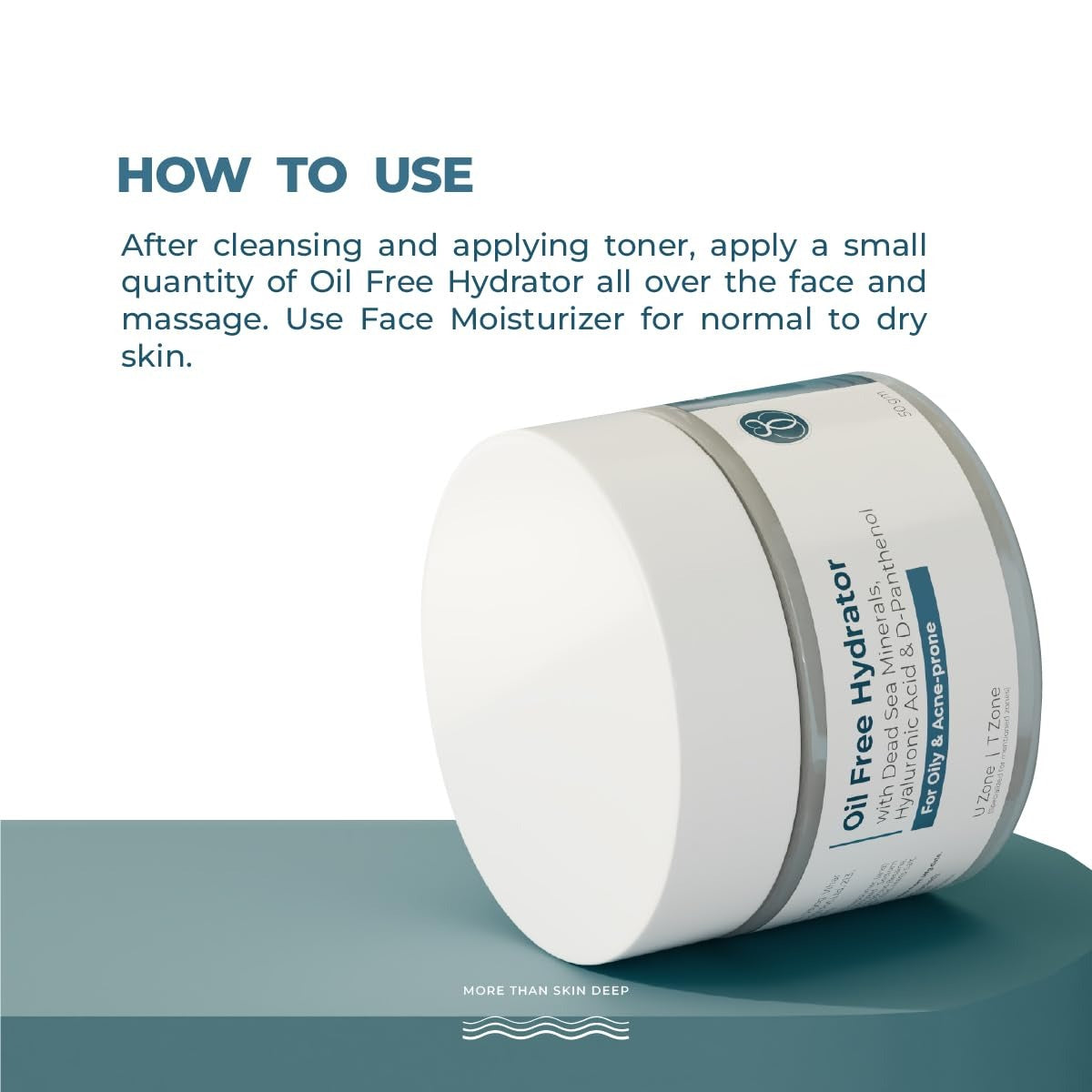 SEASOUL Oil Free Hydrator Face Moisturizer With Dead Sea Minerals Hyaluronic Acid & D-Panthenol - 50 ml