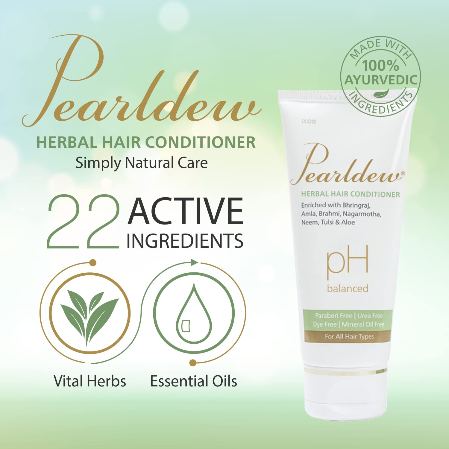 Pearldew Herbal Hair Conditioner - 100 Ml | Pack of 2