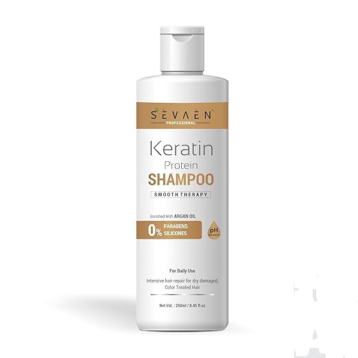 Sevaen Keratin Protein With Argan Oil Shampoo - 250 ml