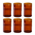 Borosil 295ml Set of 6 Pieces  Amber Vision Transparent Drinking Glass