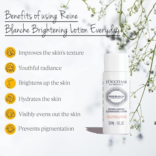 L'Occitane Reine Blanche Illuminating Toner - 30 ml