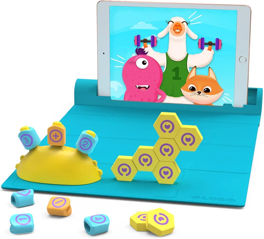 Playshifu Stem Wiz Pack AR-Powered Toy with Count and Link Kit for Kids Math Puzzles Challenges Fun Learning, Interactive Game