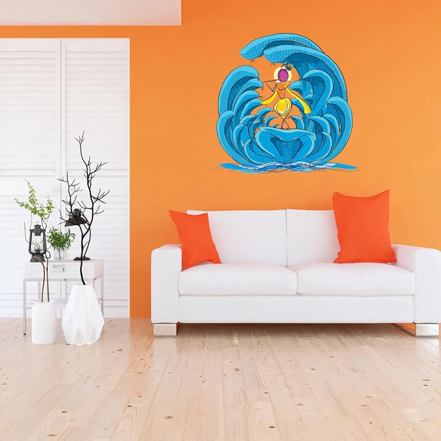 Rangoli Vinyl Wall Sticker Self-Adhesive Wall Decor Parent 2 Design-24