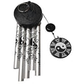 Aluminium Feng Shui Vastu Wind Chime 5 Pipe 45 cm silver