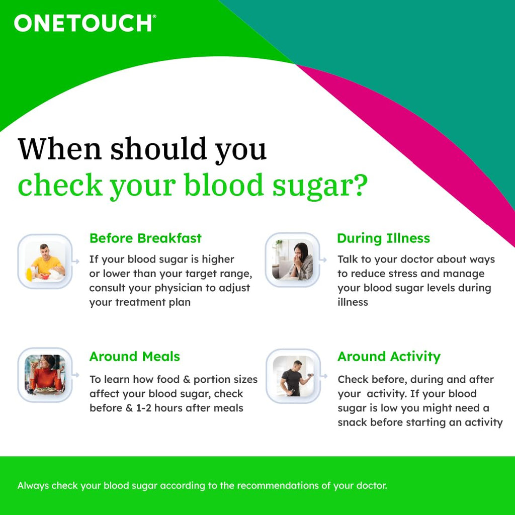 OneTouch Verio Test Strips | Pack of 50 Strips | Blood Sugar Test Machine Testing Strips | Global Iconic Brand | For use with OneTouch Verio Flex Glucometer