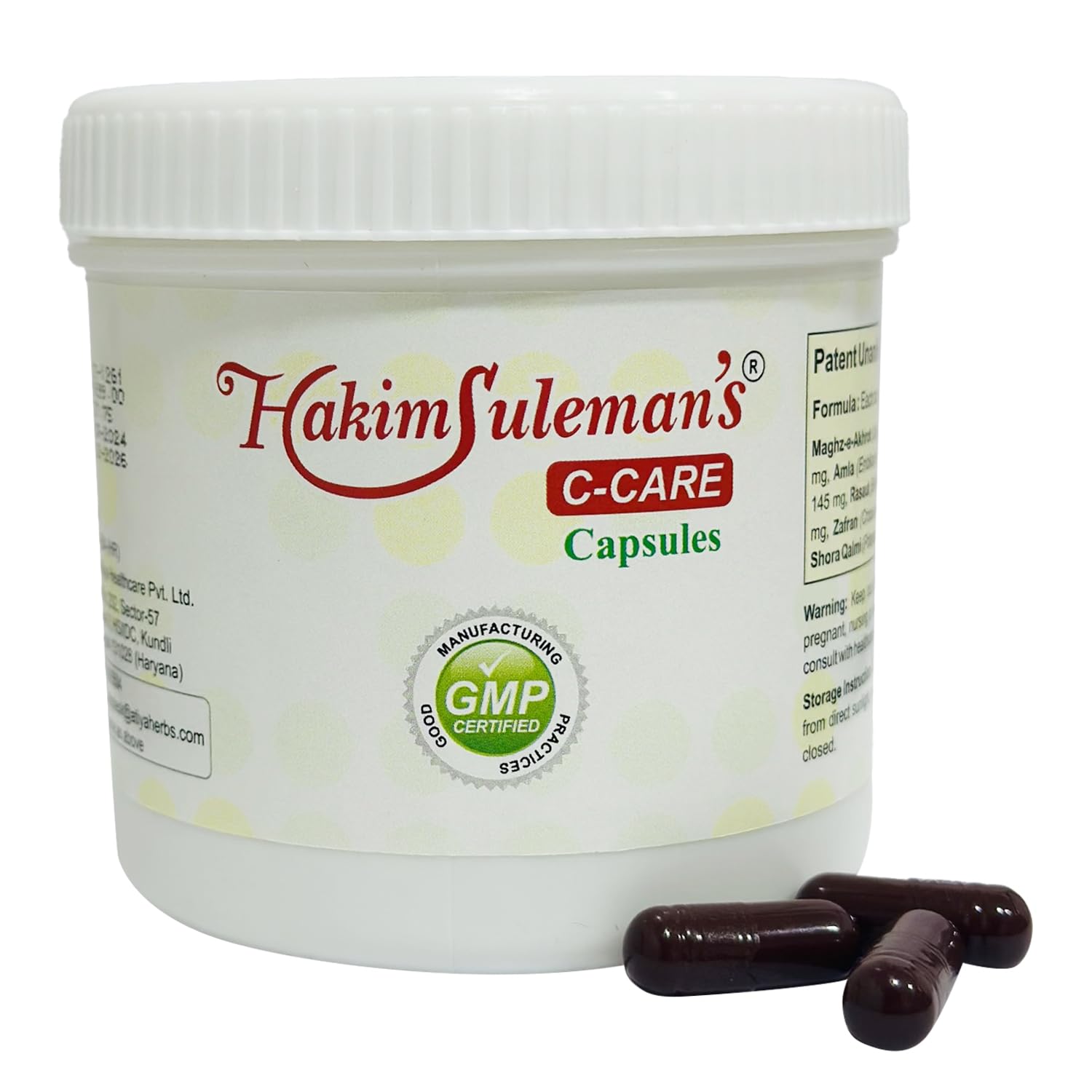 Hakim Suleman's C Care Capsule â€“ Herbal Immunity & Wellness Support, Energy & Vitality Booster