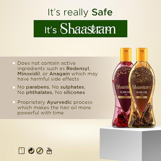 Shaastram Amla & Mulethi Herbal Hair Oil - 180 ml