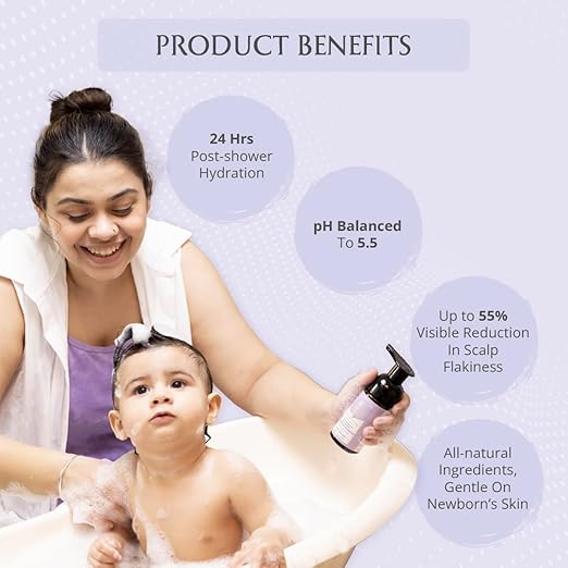 AreoVeda Baby Head-To-Toe Gentle Foam Body Wash -100 ml