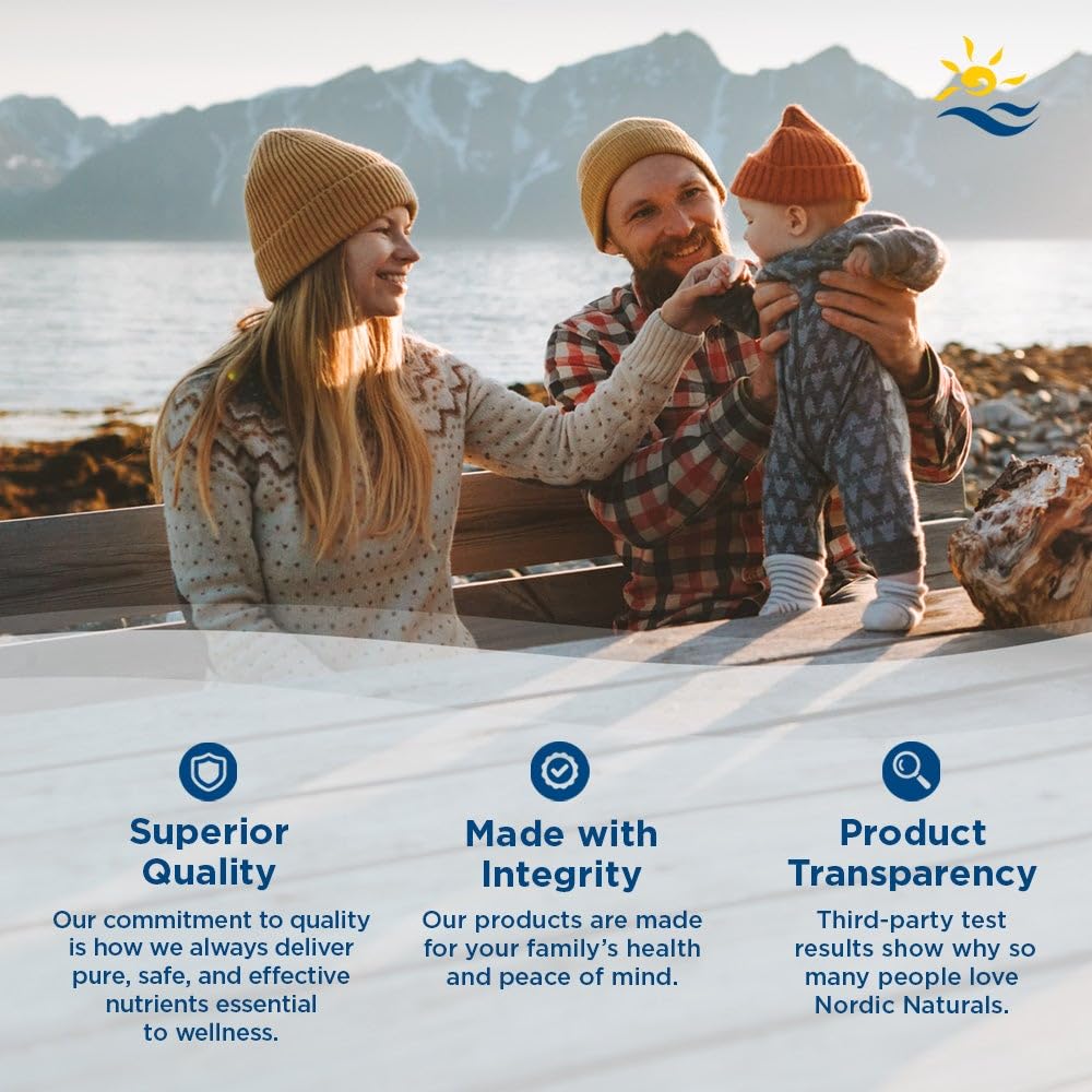 Nordic Naturals Children'S DHA Xtra|880 mg Omega 3 Fish Oil From Arctic Cod Liver Oil|EPA & DHA For Kids Supports Brain Development Kids Ages 1-6 Yrs|Berry Punch Fish Oil (60 ml), 0.14 grams