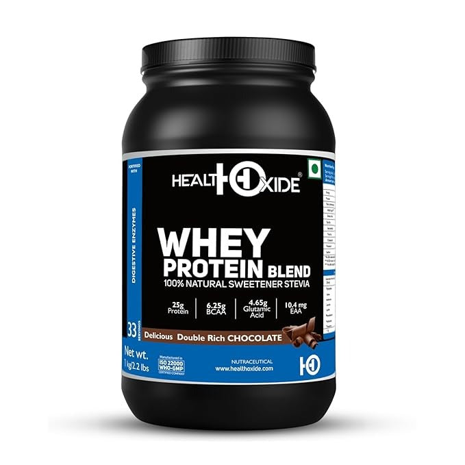 Healthoxide Whey Protein Powder Chocolate Flavor  - 1 kg