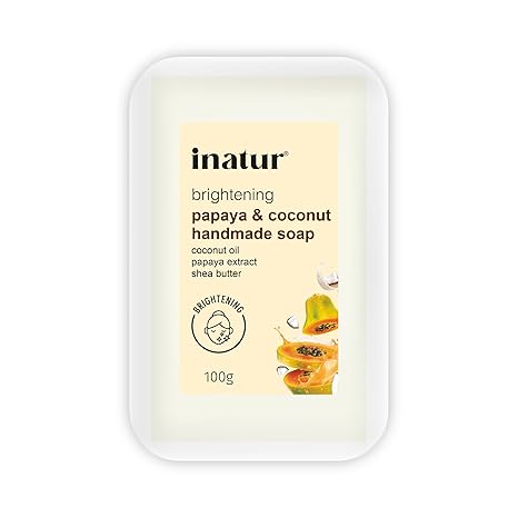 Inatur Papaya And Coconut Soap - 100 ml